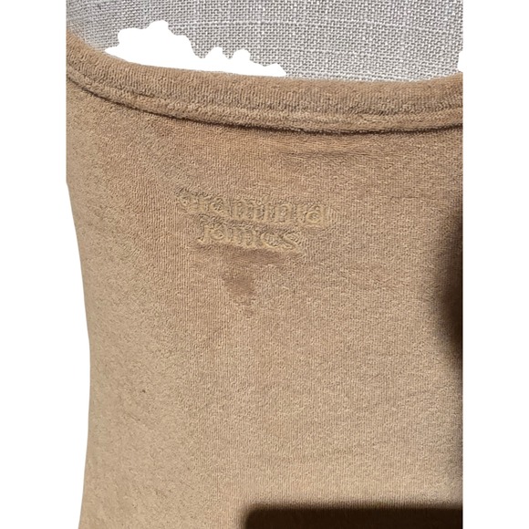 Armina James Terry Vacay Midi Coffee Cotton Ribbed Knit Tank Midi Dress Size S - Picture 4 of 6